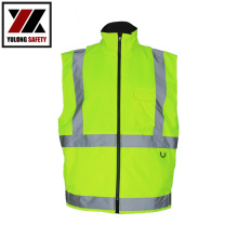 Warning Protection Fluorescent Yellow Work Clothing- High Visibility Vest